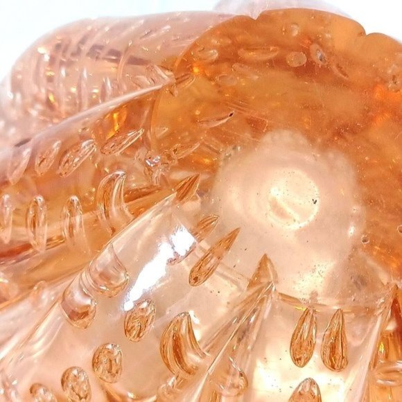 Murano Glass A Seguso Bowl Vtg 1950 Jellyfish Bullicante Vetri D'Arte Bubble Art - Picture 12 of 12